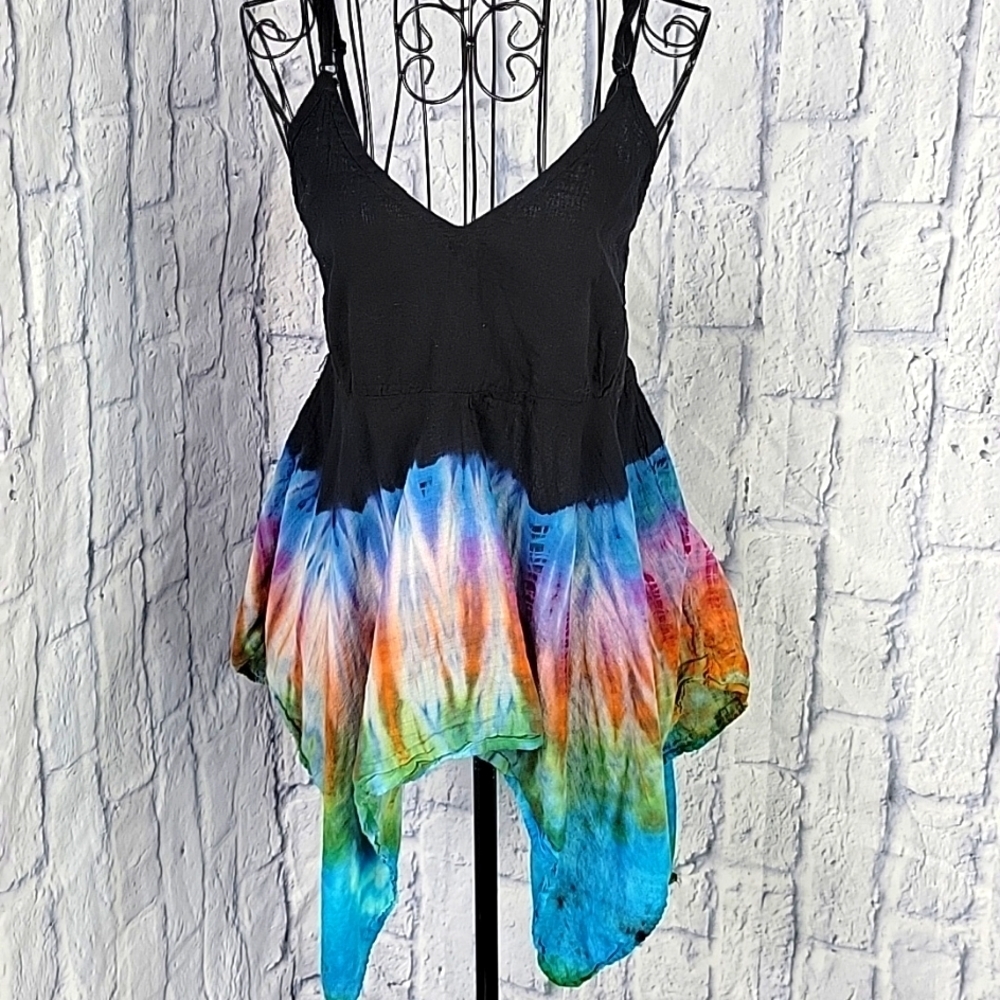 GYPSY ROSE Tie Dye Sleeveless Blouse Small